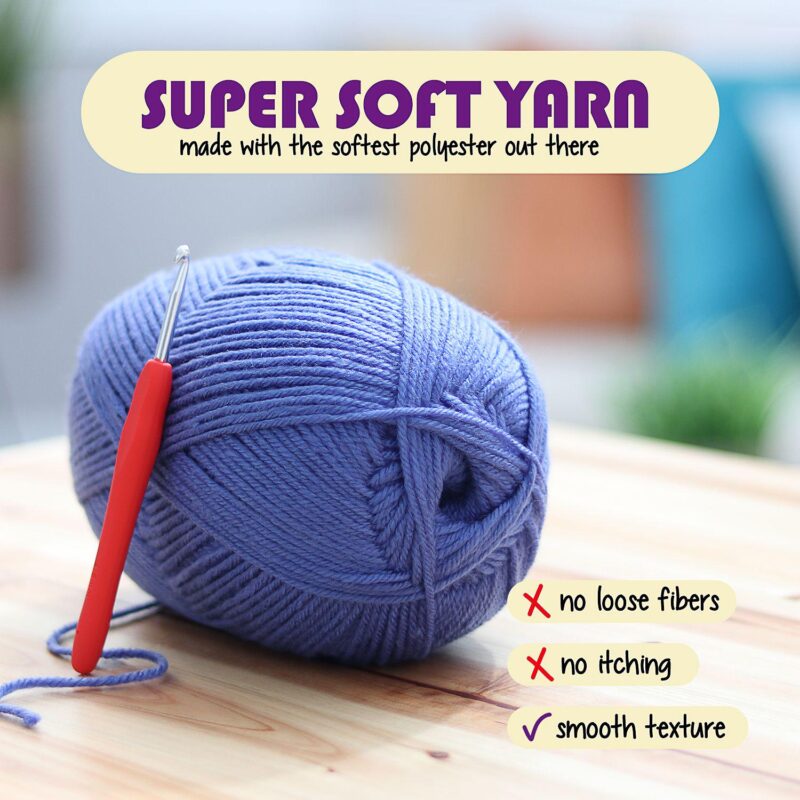 Hearth and Harbor Crochet Kit For Beginners Adults And Kids - Image 4