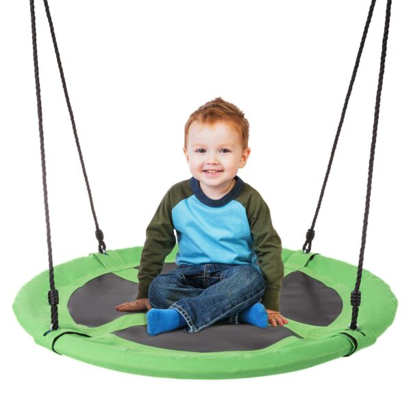 Hey! Play! 40-Inch Diameter Round Disk Hanging Tree Swing