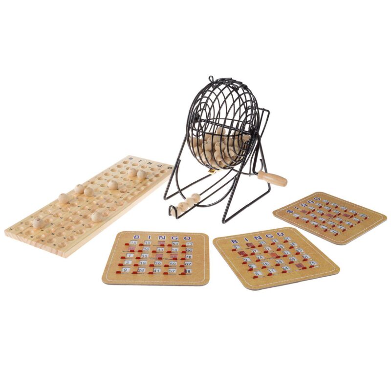 Hey! Play! Deluxe Bingo Game with Metal Ball Spinner
