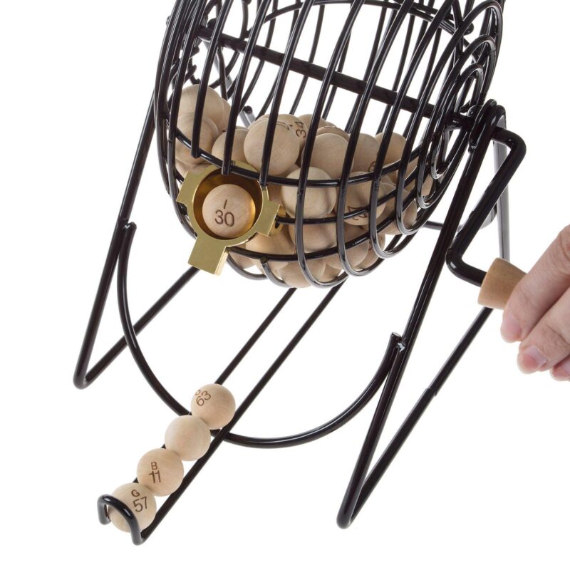 Hey! Play! Deluxe Bingo Game with Metal Ball Spinner - Image 2