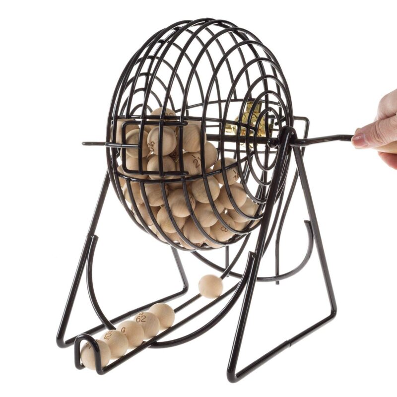 Hey! Play! Deluxe Bingo Game with Metal Ball Spinner - Image 3