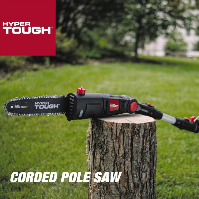 Hyper Tough 10-inch Corded 6.5-Amp Pole Saw - Image 3