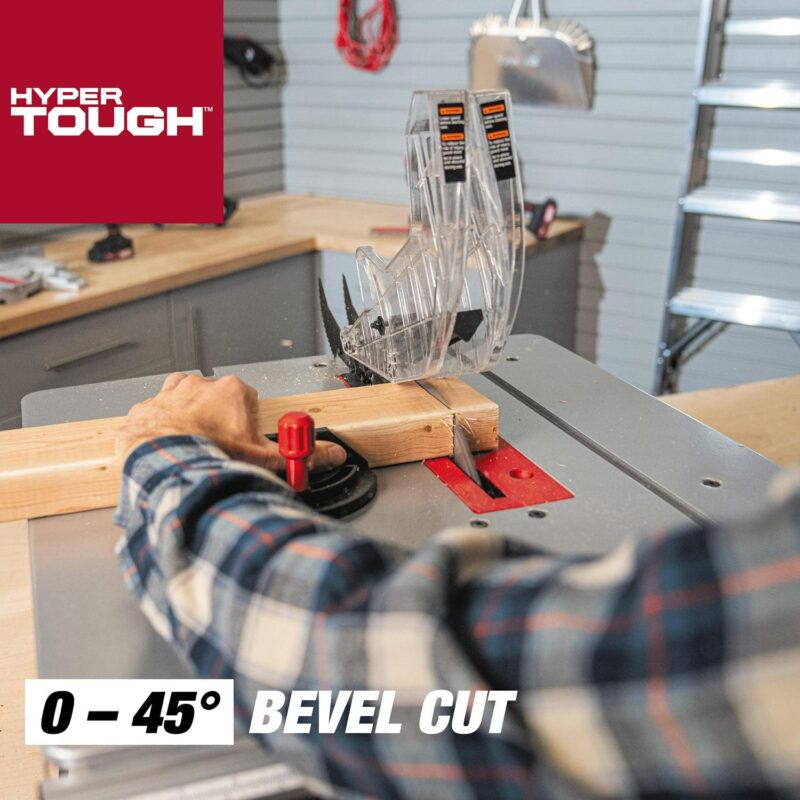 Hyper Tough 10-inch 15Amp Table Saw, TS1001 - Image 3