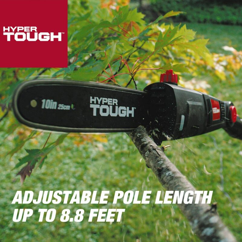 Hyper Tough 10-inch Corded 6.5-Amp Pole Saw - Image 6