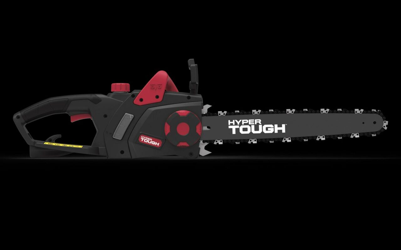 Hyper Tough 16-Inch Electric Chainsaw, 15-Amp Motor with Automatic Oiler, Tool-less Chain Tension, Metal Bucking Spikes included - Image 10