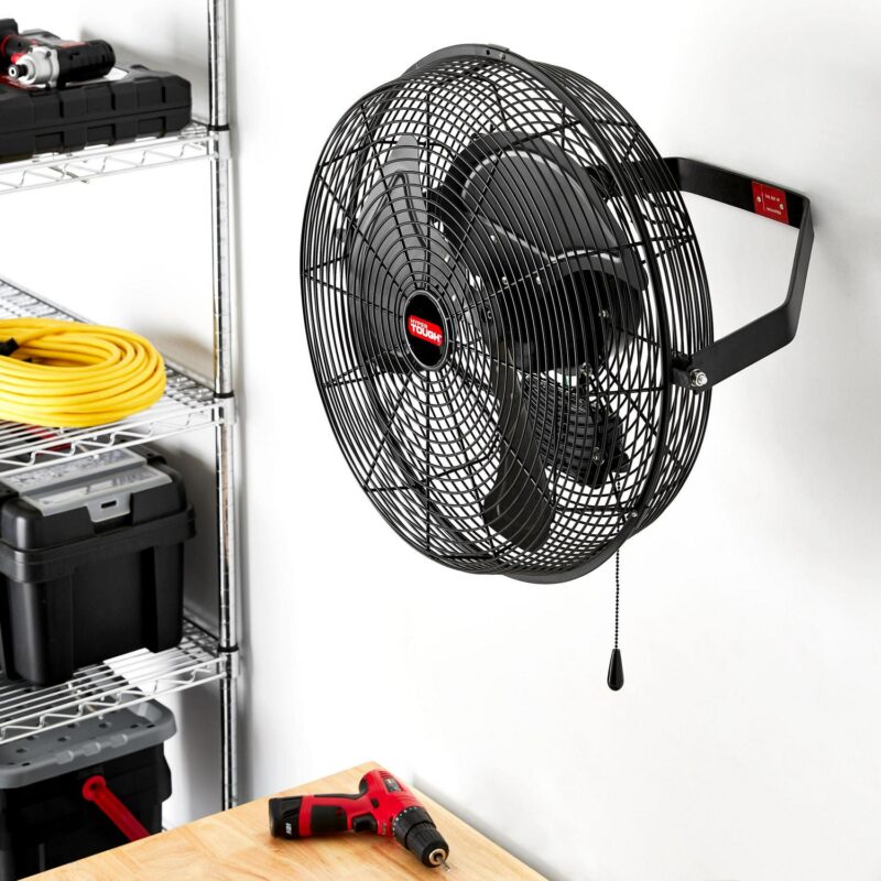 Hyper Tough 18 inch 3 Speeds Household Outdoor Wall Fan with Misting Kit - Image 2