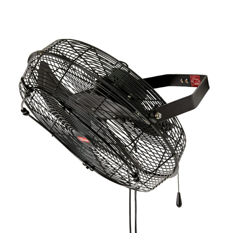 Hyper Tough 18 inch 3 Speeds Household Outdoor Wall Fan with Misting Kit - Image 3
