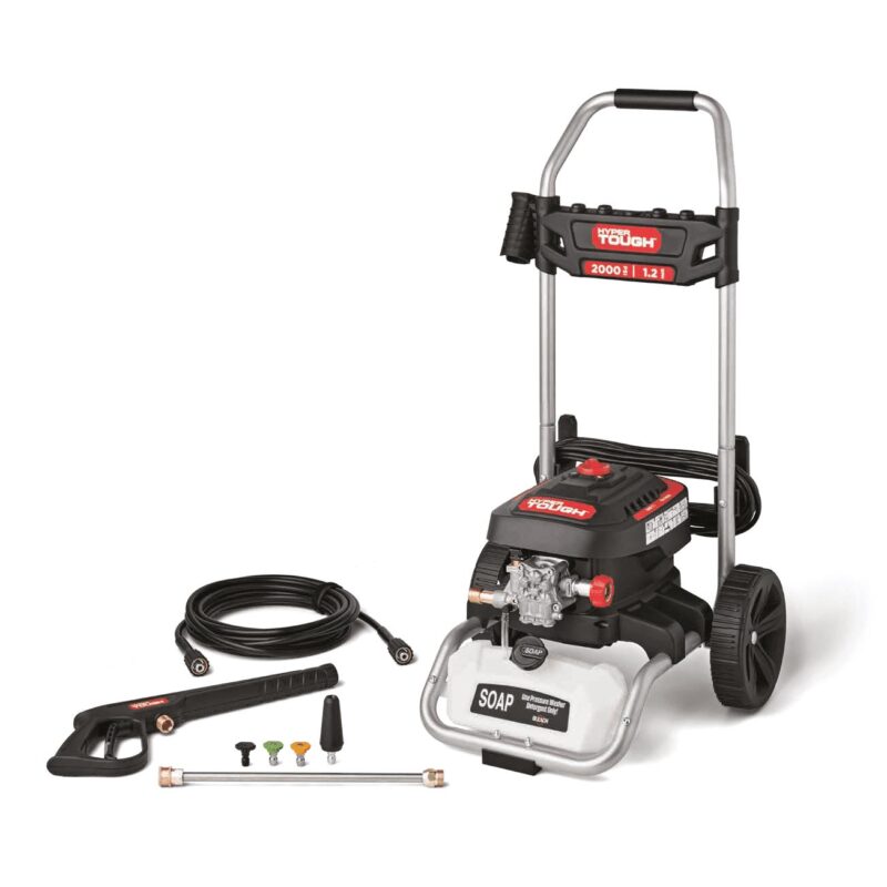 Hyper Tough 2000 PSI at 1.2 GPM 120 V 60HZ 1800W Electric Powered Cold Water Pressure Washer - Image 4