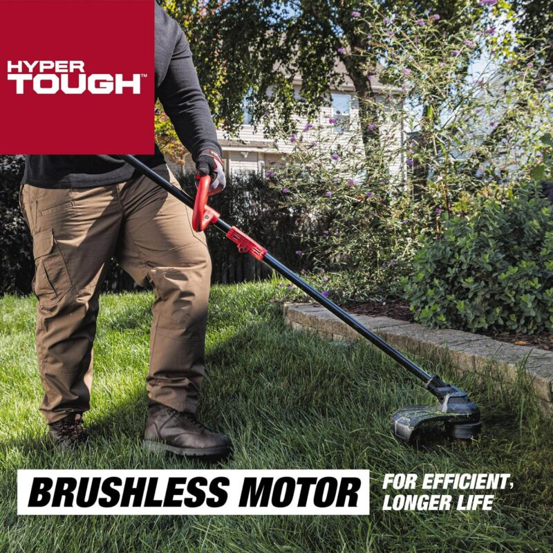 Hyper Tough 20V 13  Brushless String Trimmer with Rapid Reload Trimmer Head, HT22-401-03-02 - Image 6