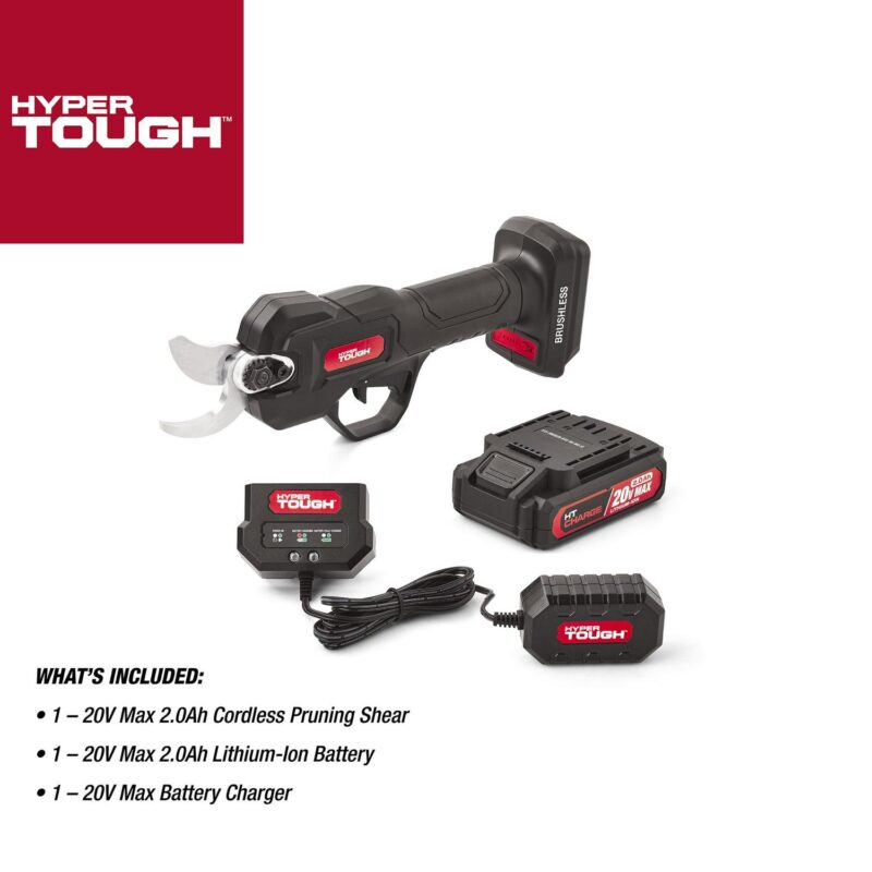 Hyper Tough 20V 2.0Ah Brushless Pruning Shear, HT14-401-003-06 - Image 10