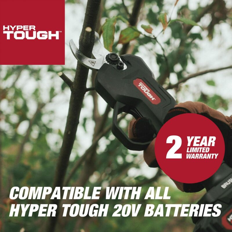 Hyper Tough 20V 2.0Ah Brushless Pruning Shear, HT14-401-003-06 - Image 8