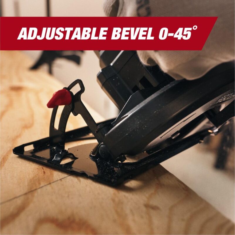 Hyper Tough 20V 6.5in. Brushless Circular saw, with 2.0Ah Battery Pack and Standard Charger, 41007.2 - Image 8