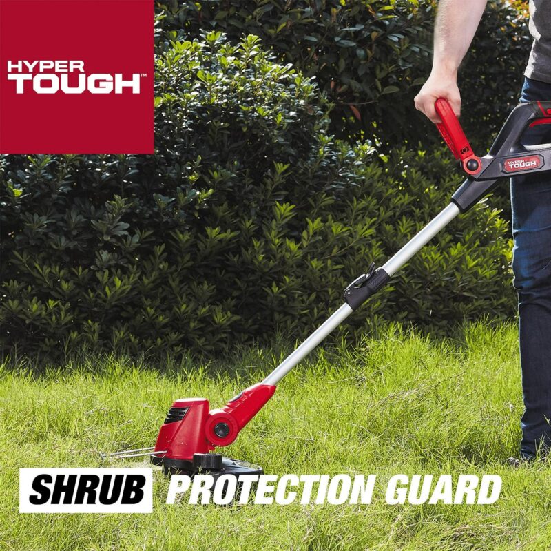 Hyper Tough 20V Max Cordless 13-inch Battery Powered String Trimmer, HT22-401-03-05 - Image 6