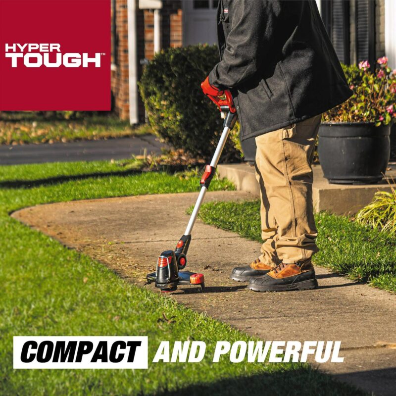 Hyper Tough 20V Max Cordless 12-inch String Trimmer, HT21-401-003-02 - Image 6