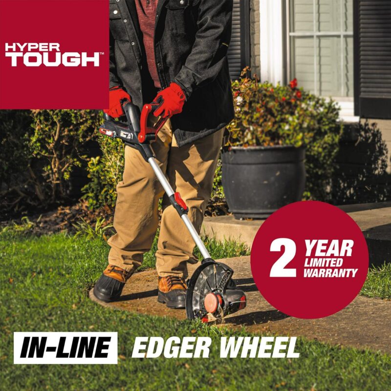 Hyper Tough 20V Max Cordless 12-inch String Trimmer, HT21-401-003-02 - Image 7