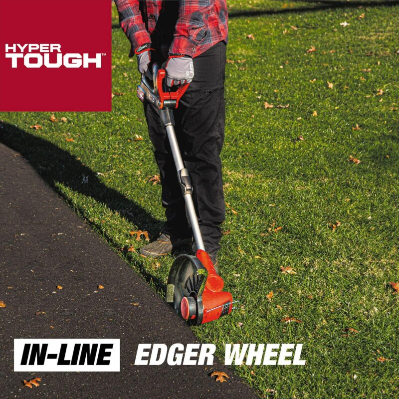 Hyper Tough 20V Max Cordless 13-inch Battery Powered String Trimmer, HT22-401-03-05 - Image 5