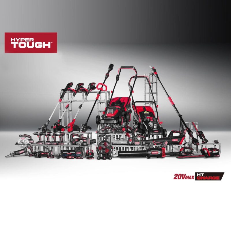 Hyper Tough 20V Max Battery Powered Cordless 130 mph Leaf Sweeper, HT21-401-003-05 - Image 13