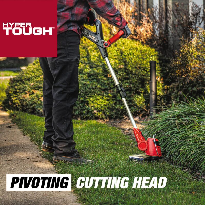 Hyper Tough 20V Max Cordless 13-inch Battery Powered String Trimmer, HT22-401-03-05 - Image 7
