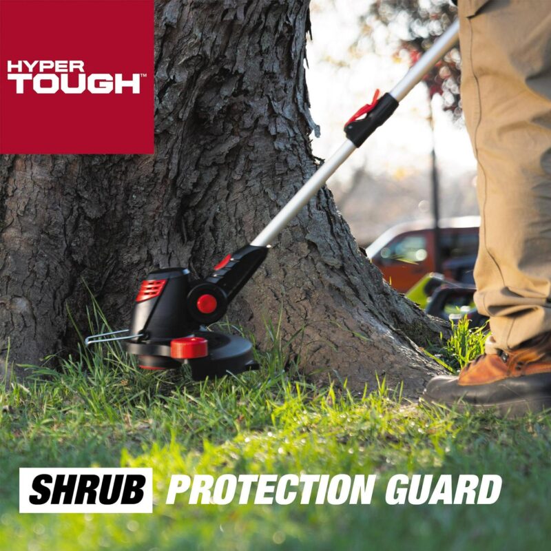 Hyper Tough 20V Max Cordless 12-inch String Trimmer, HT21-401-003-02 - Image 4
