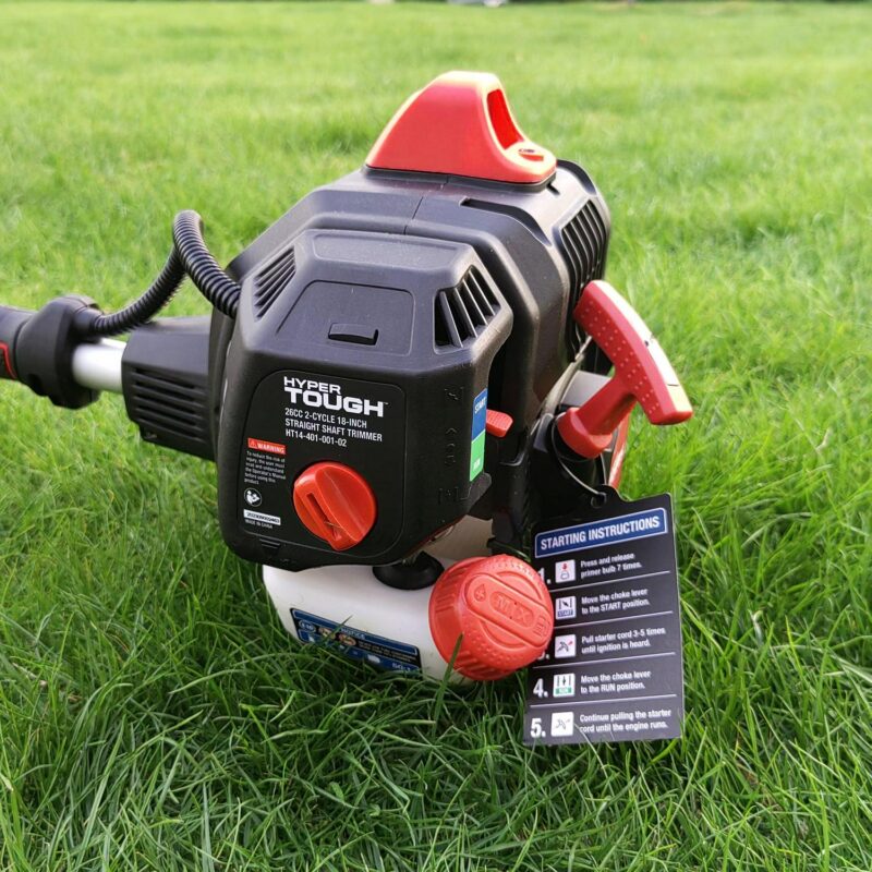 Hyper Tough 2 Cycle 26cc Gas 17  Curved Shaft Trimmer - Image 8