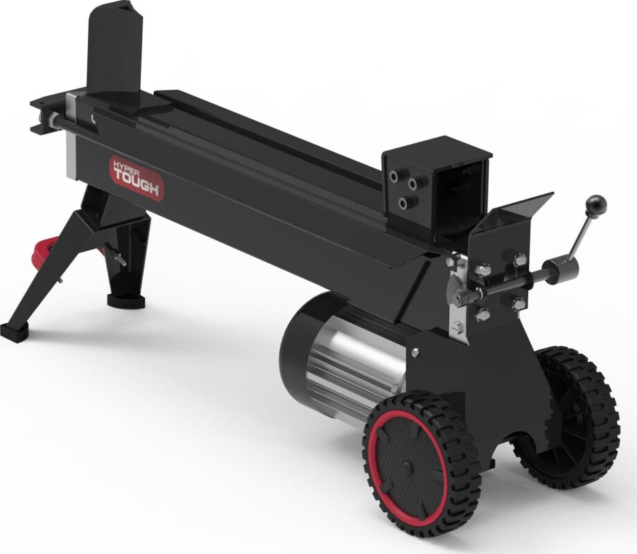 Hyper Tough 5 Ton Log Splitter, 15-Amp Induction Motor with Hydraulic Ram, Horizontal use with Vertical storage - Image 8