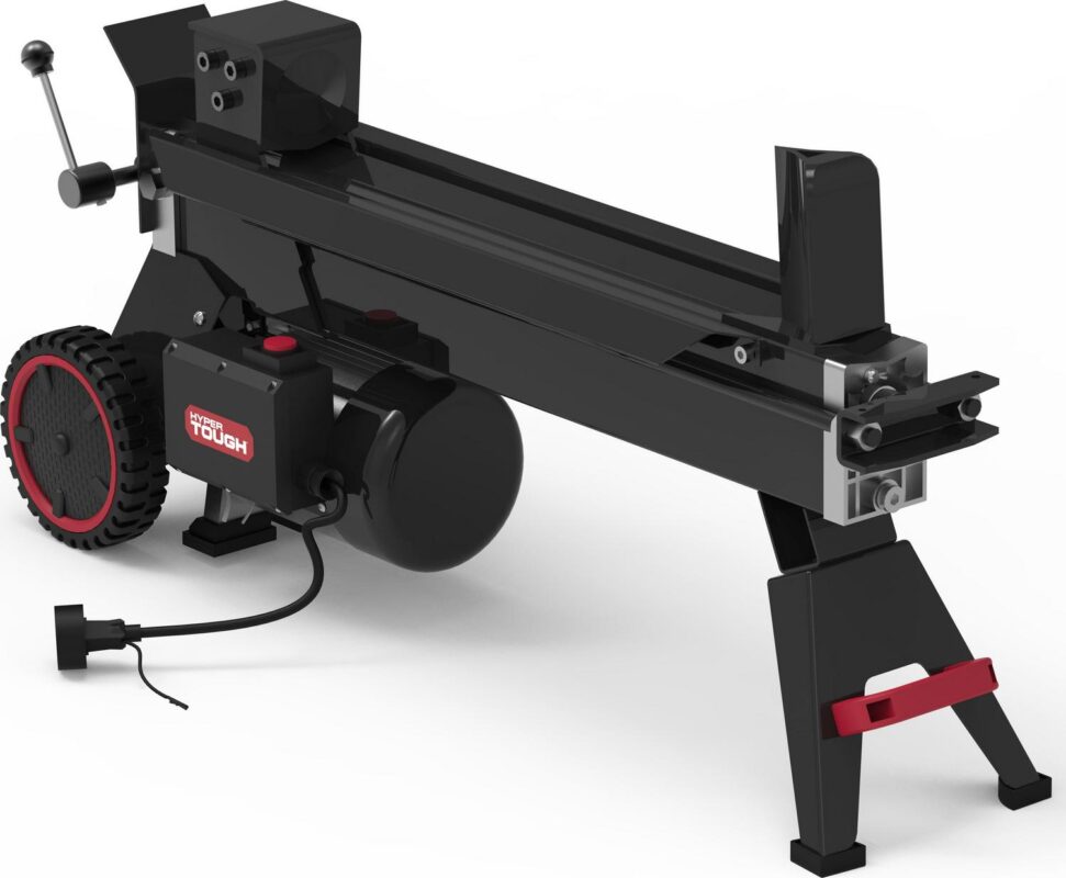 Hyper Tough 5 Ton Log Splitter, 15-Amp Induction Motor with Hydraulic Ram, Horizontal use with Vertical storage - Image 7