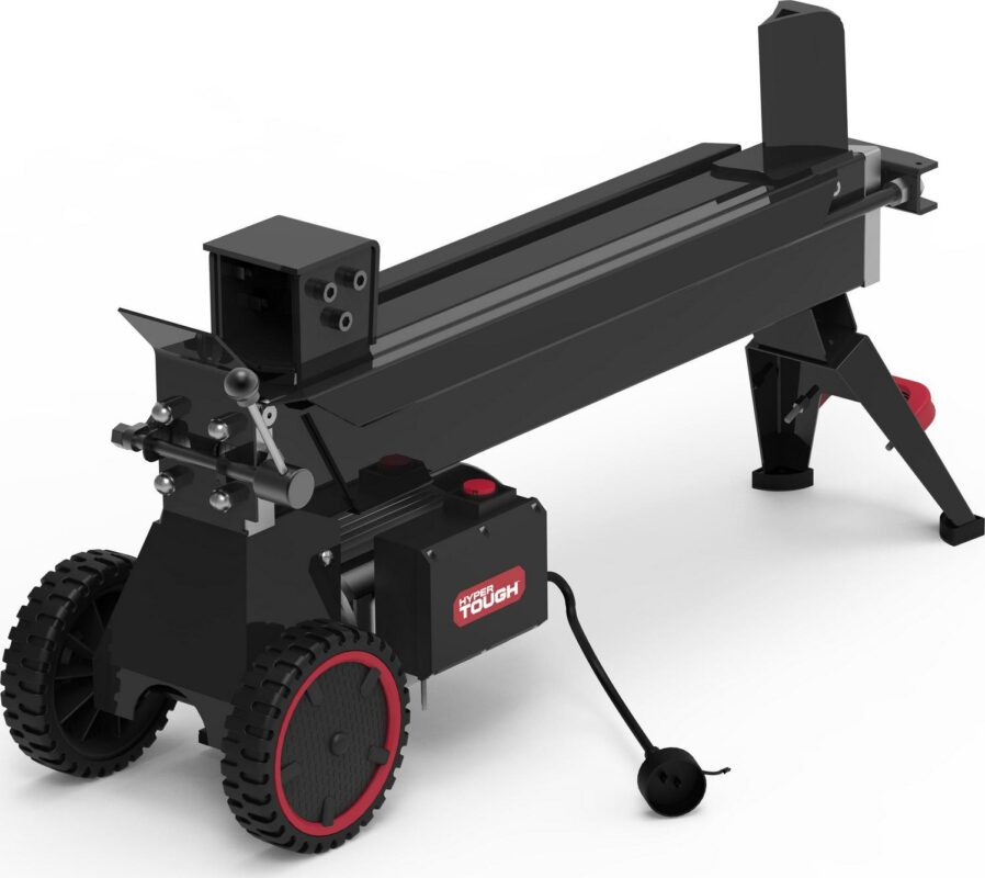 Hyper Tough 5 Ton Log Splitter, 15-Amp Induction Motor with Hydraulic Ram, Horizontal use with Vertical storage - Image 9