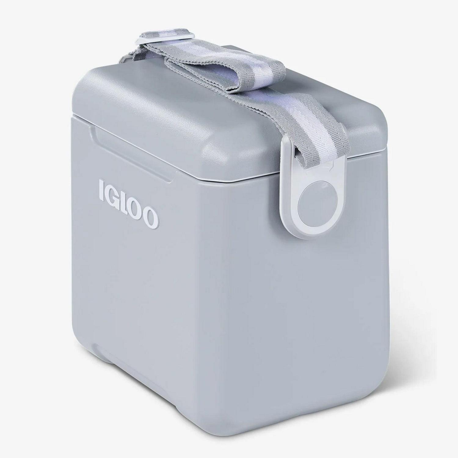 Igloo 11 Quart Tag Along Too Strapped Picnic Style Cooler, Light Gray 7 Igloo 11 Quart Tag Along Too Strapped Picnic Style Cooler, Light Gray - Image 7