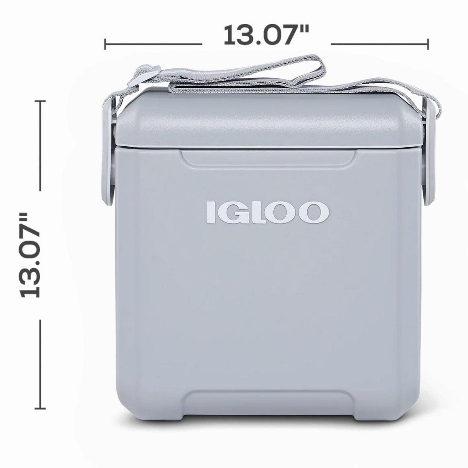 Igloo 11 Quart Tag Along Too Strapped Picnic Style Cooler, Light Gray 2 Igloo 11 Quart Tag Along Too Strapped Picnic Style Cooler, Light Gray - Image 2