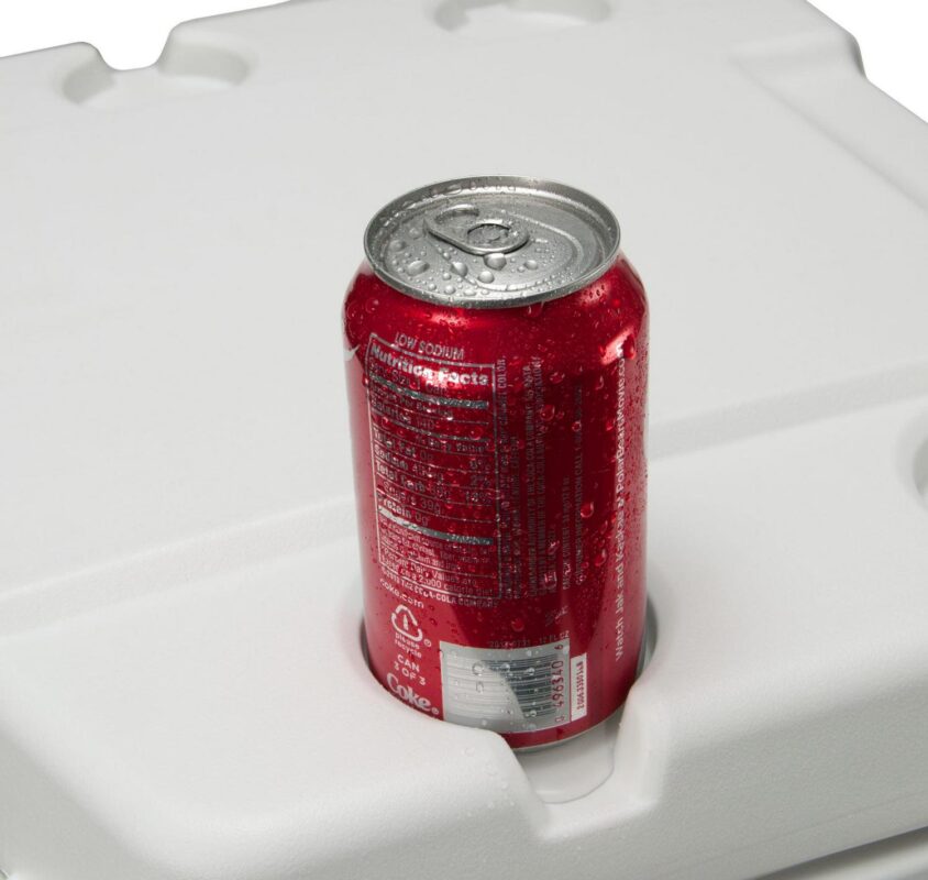 Igloo 52 QT 5-Day Marine Ice Chest Cooler with Wheels, White - Image 10