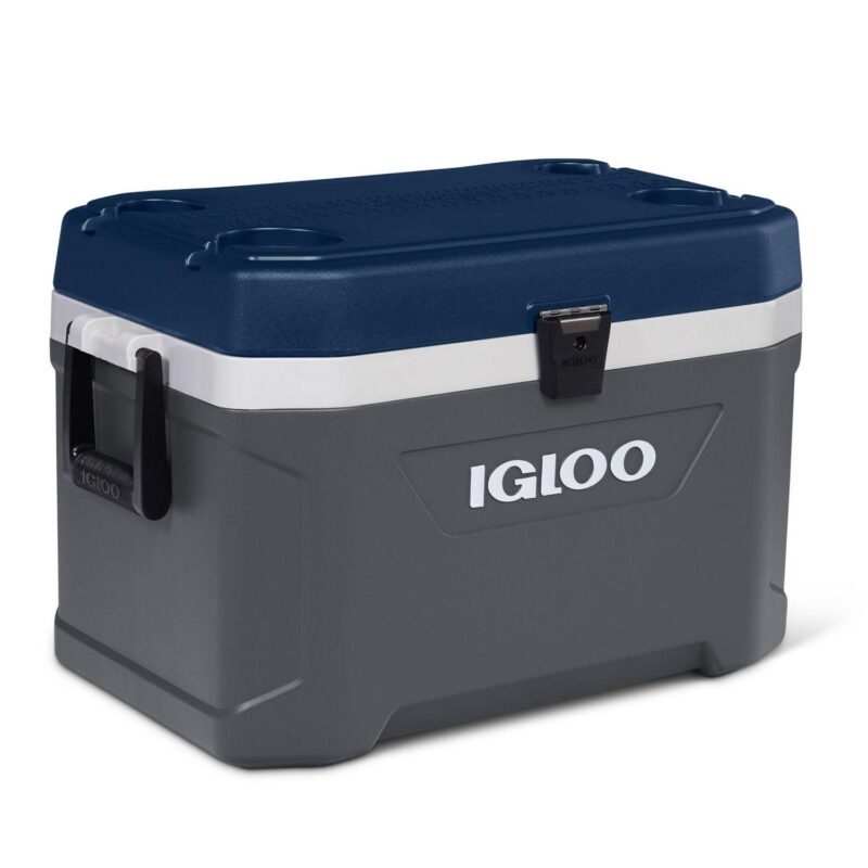 Igloo 54 QT Latitude Hard-Sided Cooler, Blue and Gray - Image 2