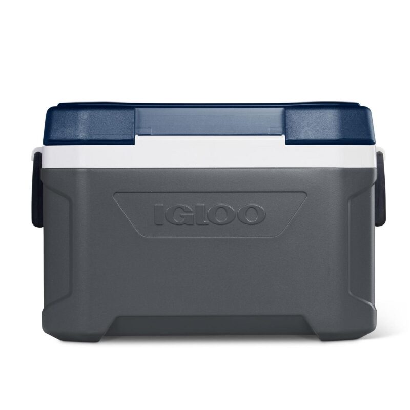 Igloo 54 QT Latitude Hard-Sided Cooler, Blue and Gray - Image 6