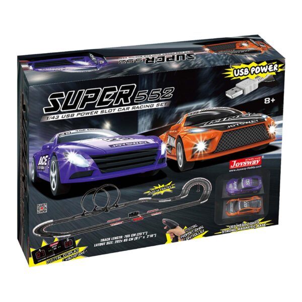 Joysway Superior 552 USB Power Slot Car Racing set