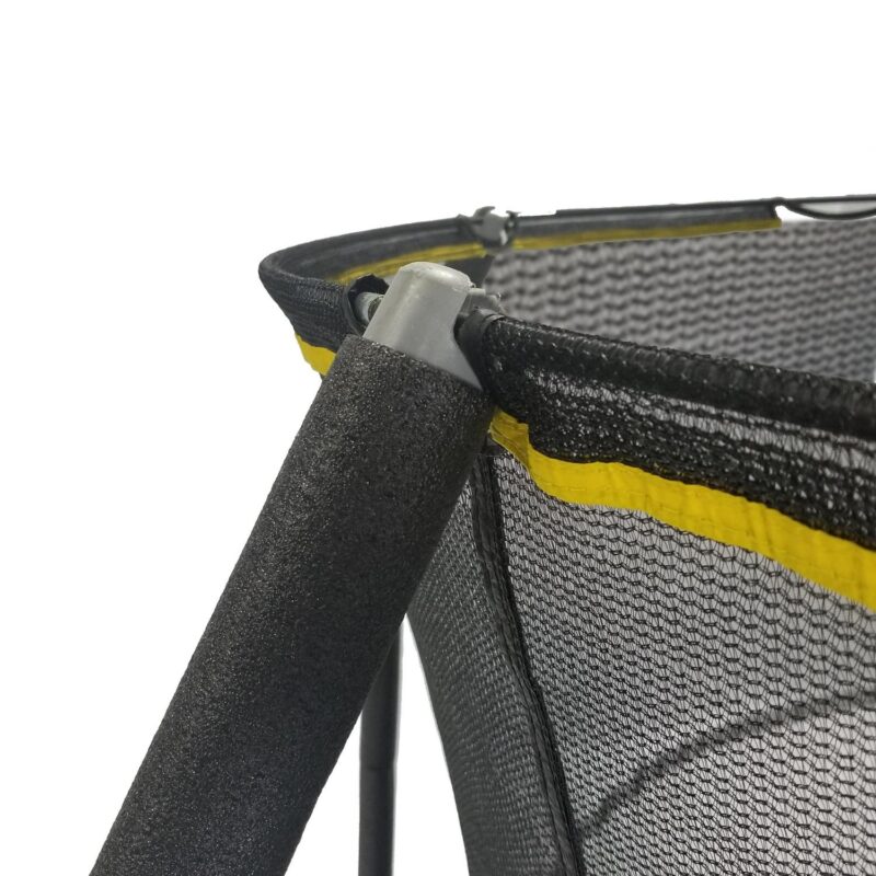 JumpKing 7.5-Foot Trampoline, with Enclosure, Black/Yellow - Image 7
