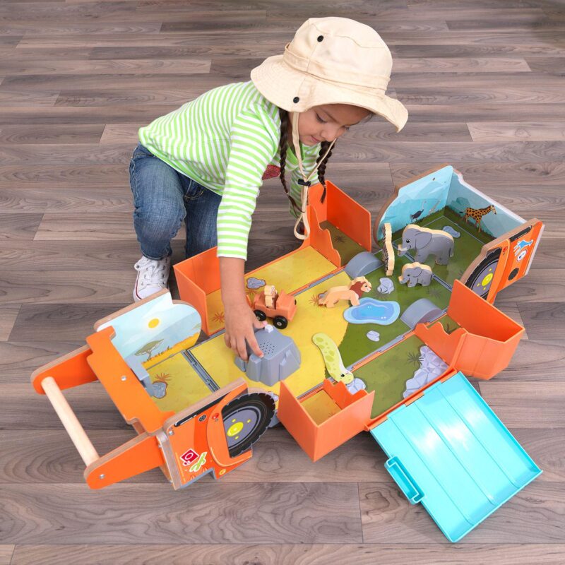 KidKraft Safari 2-in-1 Ride and Play with EZ Kraft Assembly - Image 3