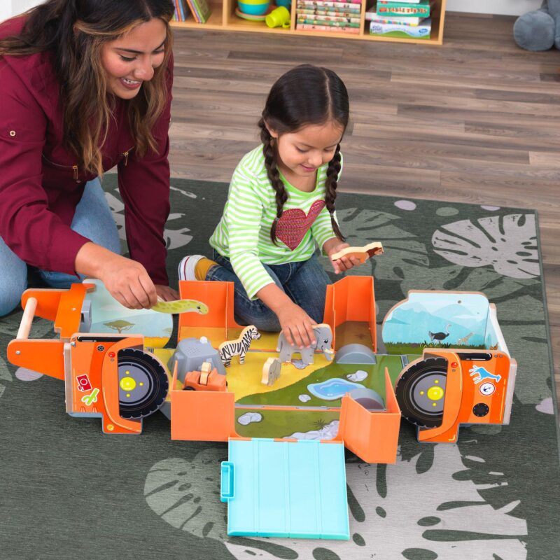 KidKraft Safari 2-in-1 Ride and Play with EZ Kraft Assembly - Image 2