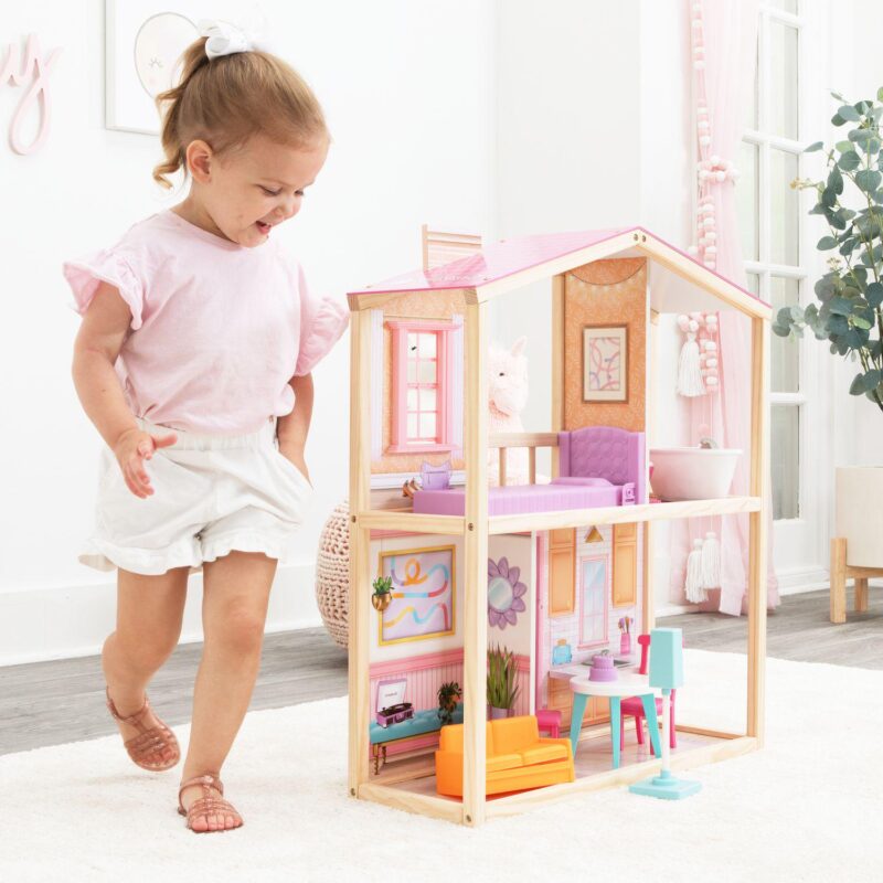 KidKraft So Dreamy Fully-Assembled Dollhouse - Image 8