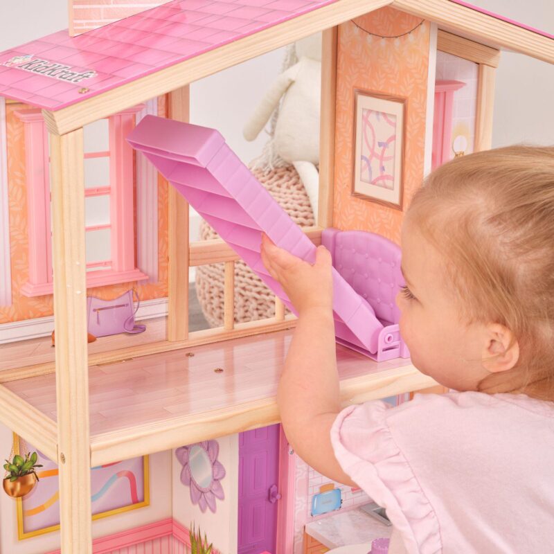 KidKraft So Dreamy Fully-Assembled Dollhouse - Image 11