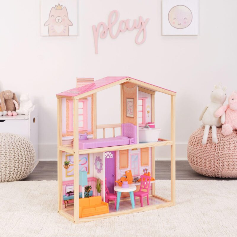 KidKraft So Dreamy Fully-Assembled Dollhouse - Image 7