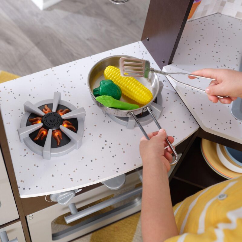 KidKraft Ultimate Corner Play Kitchen with Lights and Sounds - Image 14