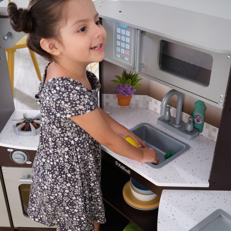 KidKraft Ultimate Corner Play Kitchen with Lights and Sounds - Image 11