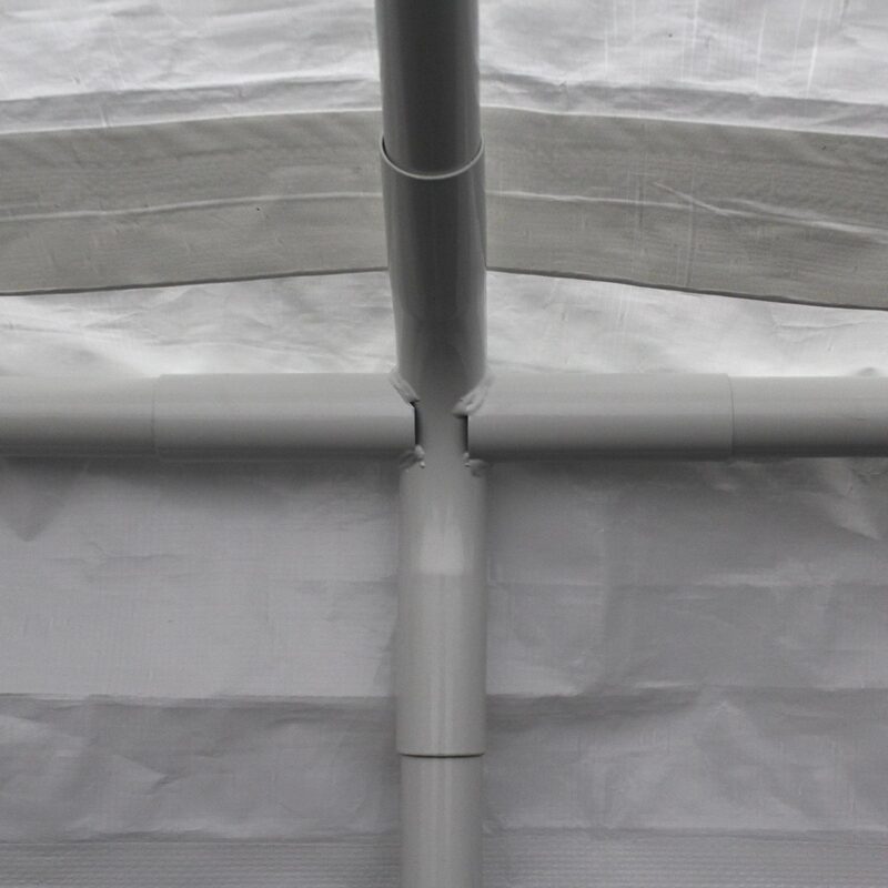 King Canopy Value King 10' x 20' Carport, 6-Leg, 1 1/4-inch Steel Frame, White - Image 3
