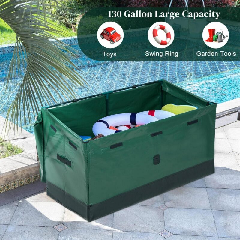 Ktaxon 130 Gal Outdoor Garden PVC Storage Box Storage Container Waterproof - Image 2