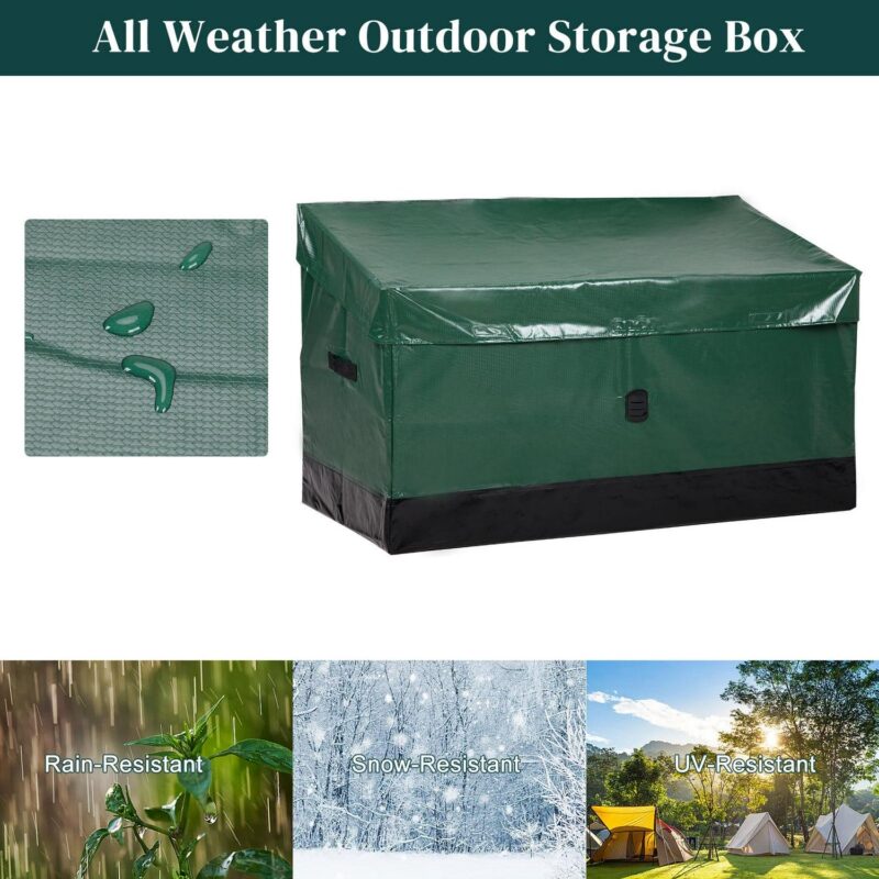 Ktaxon 130 Gal Outdoor Garden PVC Storage Box Storage Container Waterproof - Image 4