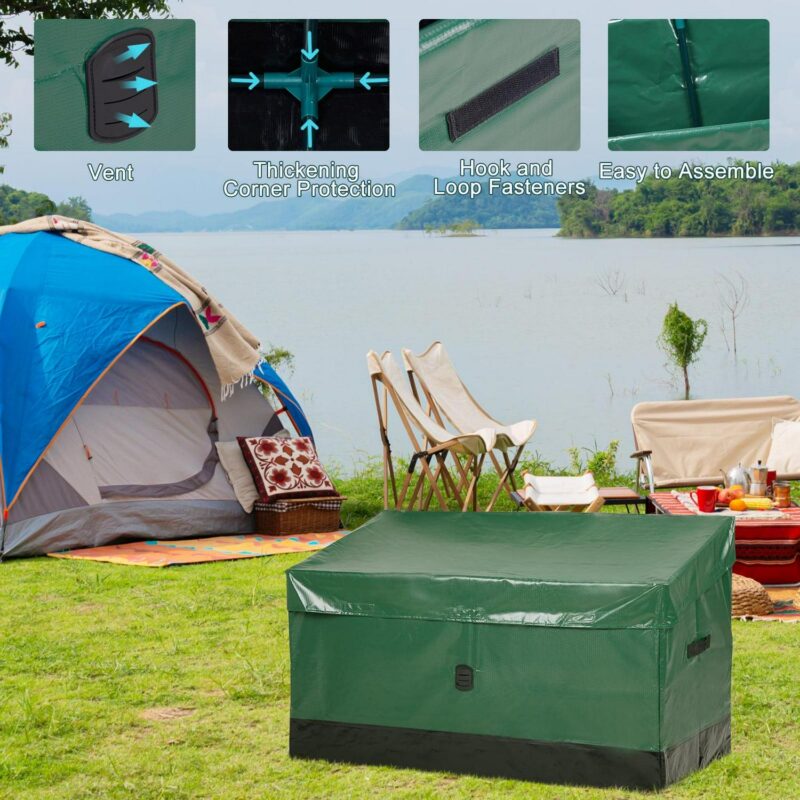 Ktaxon 130 Gal Outdoor Garden PVC Storage Box Storage Container Waterproof - Image 3