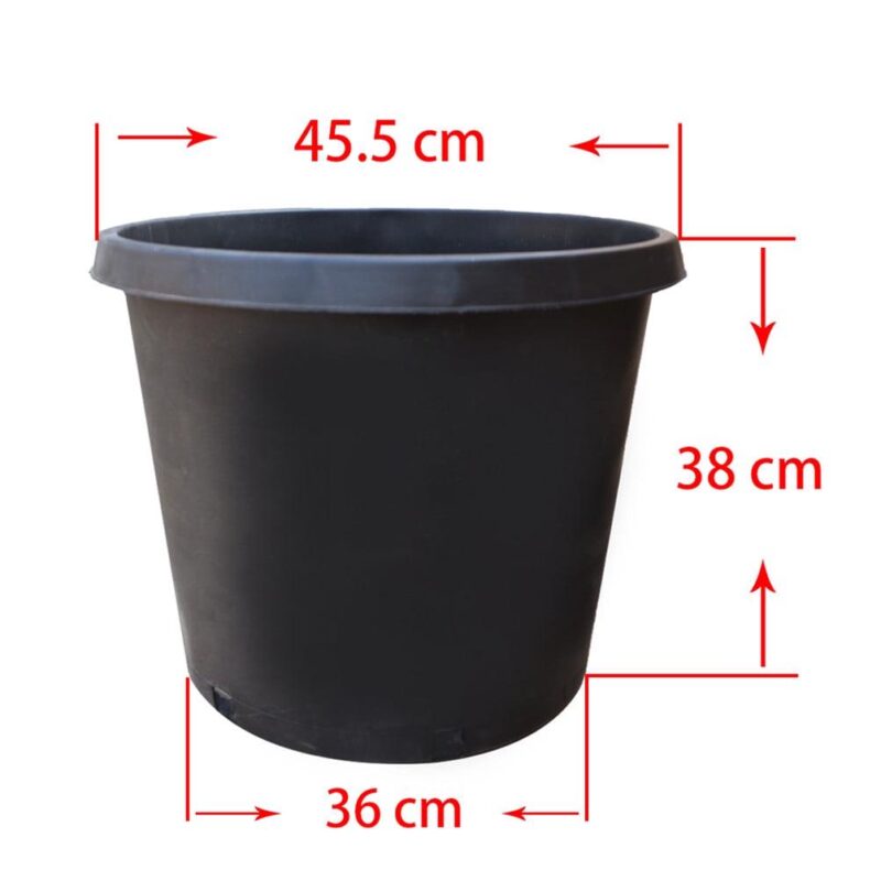 LABLT 10-Pack 15 Gallon Premium Black Nursery Pot Plant Container Garden Planter Pots - Image 4