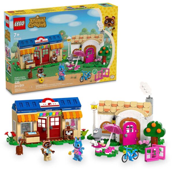 LEGO Animal Crossing Nook's Cranny and Rosies House 77050 Building Kit (535 Pieces)