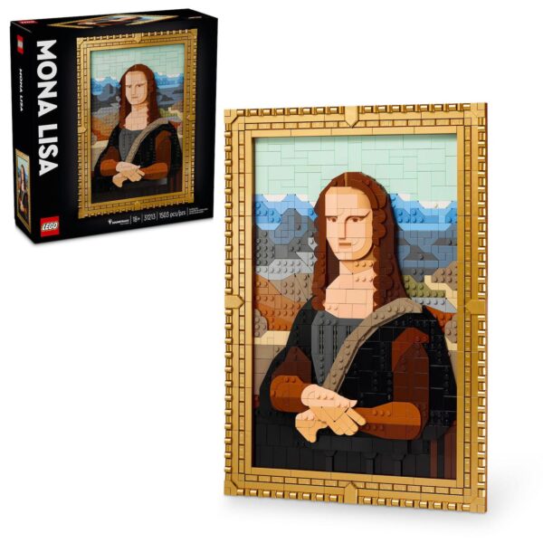 LEGO Art Mona Lisa Wall Art 31213 Building Kit (1503 Pieces)