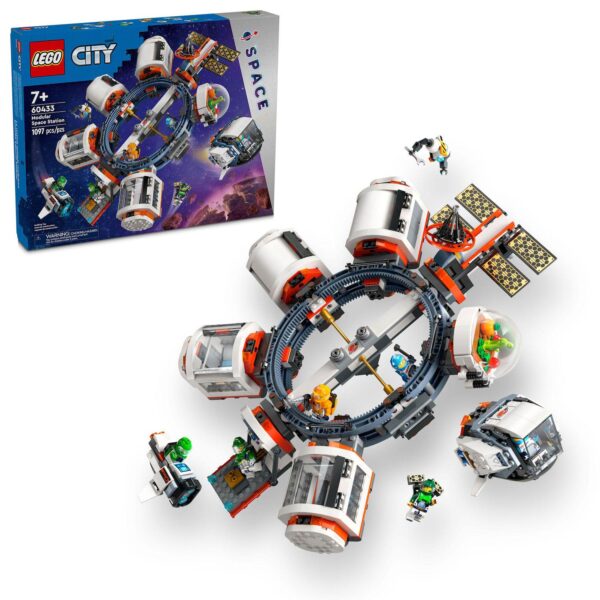 LEGO City Modular Space Station Science Toy 60433 (1097 Pieces)