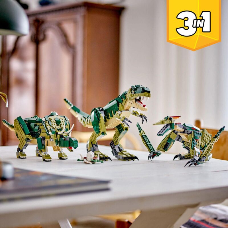 LEGO Creator 3-in-1 T. Rex Dinosaur 31151 Building Kit (626 pieces) - Image 2
